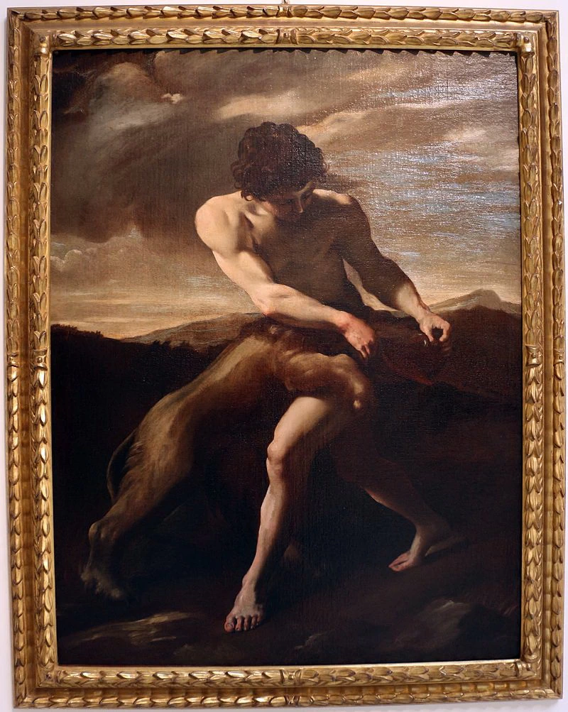 142-Sansone e il leone - Pinacoteca Nazionale, Bologna